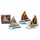 Парусная лодка Dickie Toys 22см, 3 вида 7266810